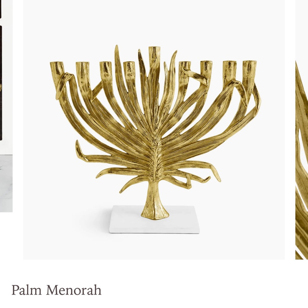 Michael Aram Gold Menorah